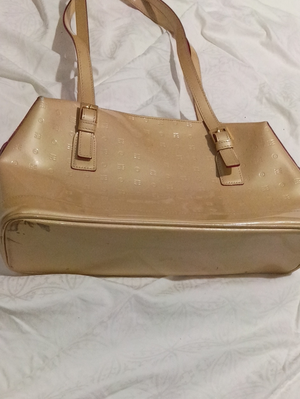 Arcadia Metallic Gold Shoulder Bag